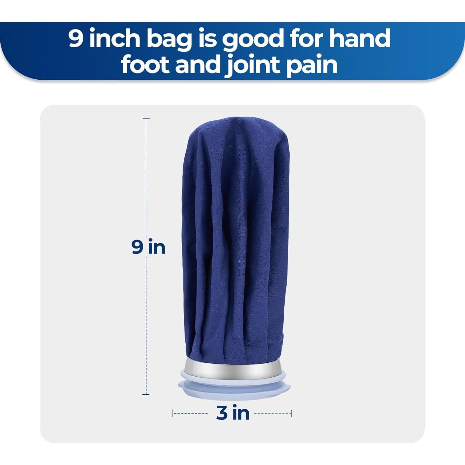 Bolsa de Hielo Reutilizable Ohuhu 22,86 cm Azul Terapia Fría