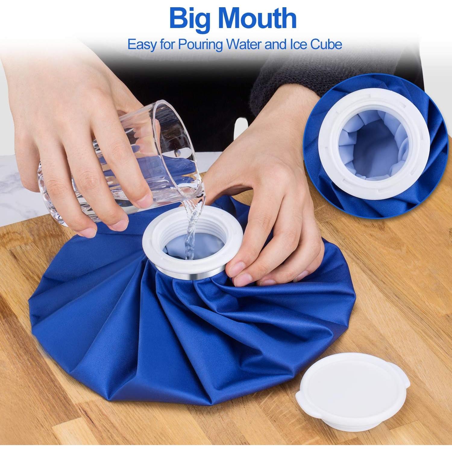 Paquete de 3 bolsas de hielo reutilizables DoeDoe 6/9/11 cm