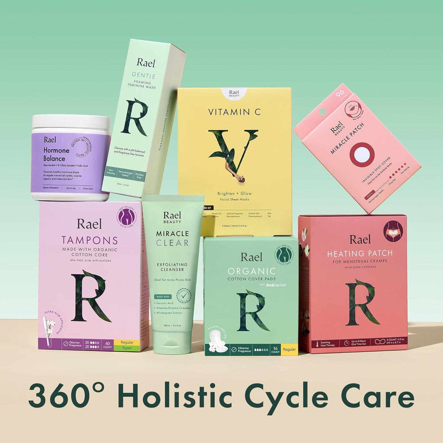 Parche Térmico Herbal Rael Grande para Calambres Menstruales