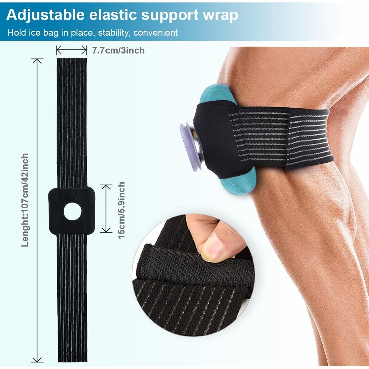 Bolsas de Hielo Reutilizables ASEKACK - 3 Tamaños con Correa