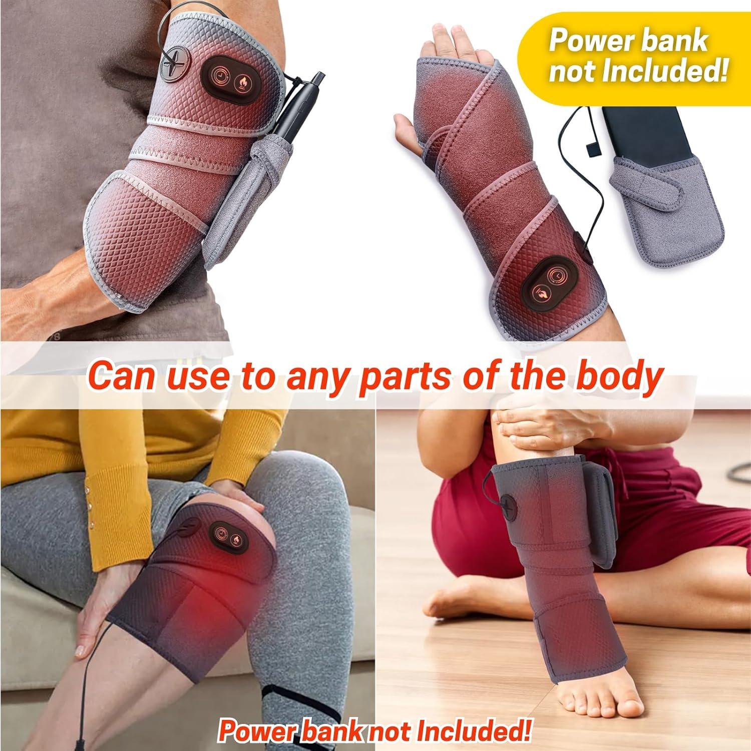 Almohadilla Calentadora Inalámbrica Zeencare 99x8.9cm 3 Niveles