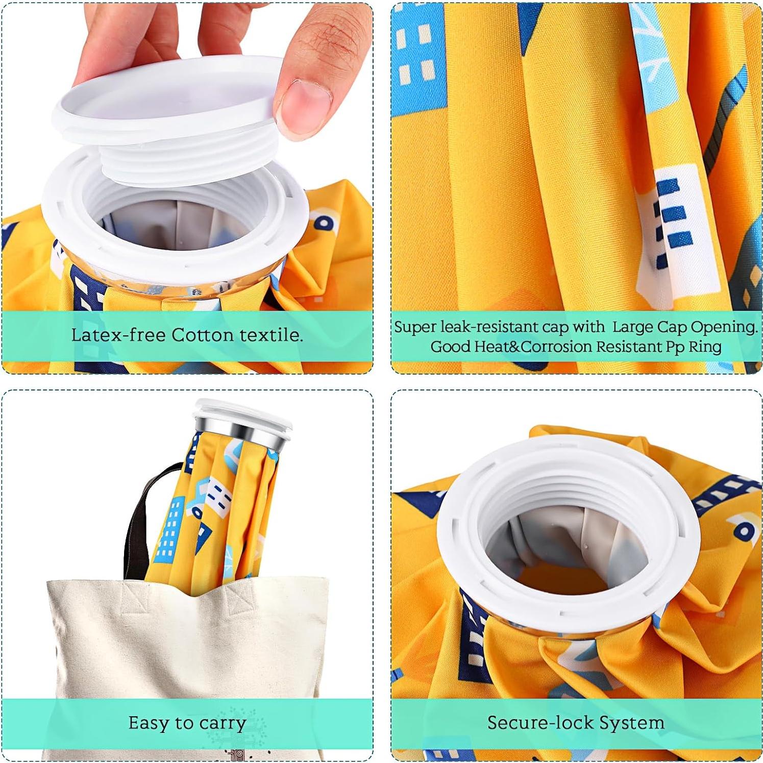 Bolsa de Hielo Reutilizable Shihanee 3 Pcs 15-23 cm Multicolor