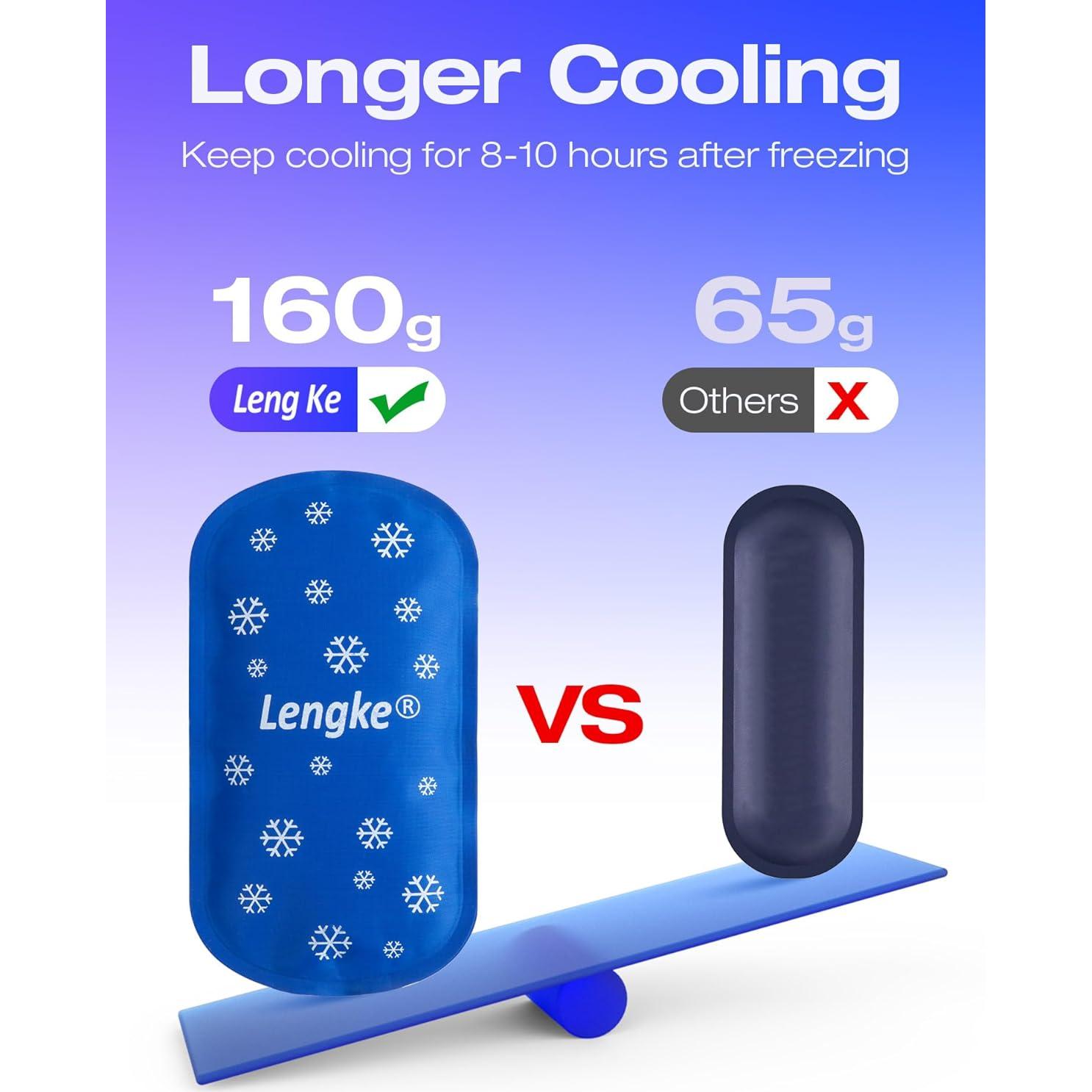 Paquete de Hielo Reutilizable LENGKE 2 Pcs 160g para Insulina