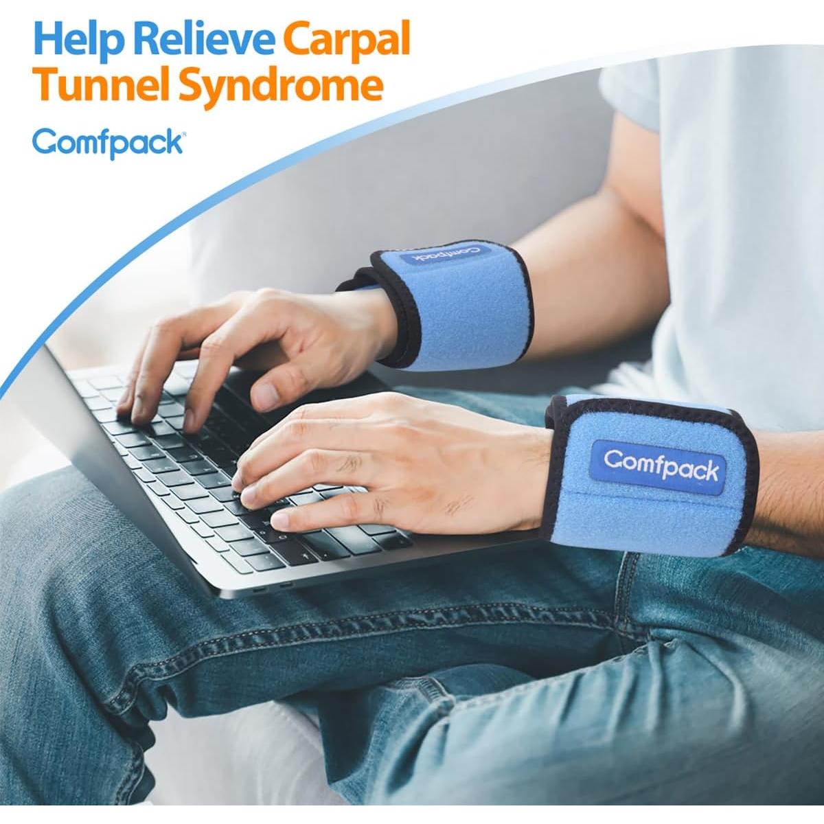 Compresa de Terapia Fría Comfpack con 2 Paquetes y 2 Mangas