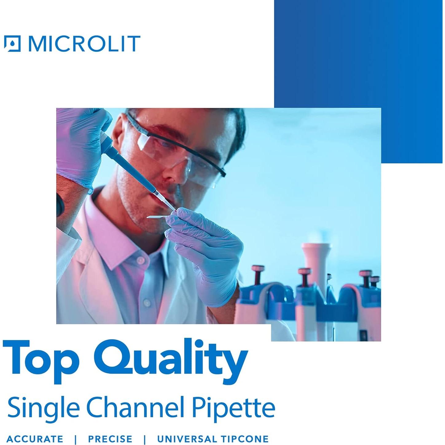 Micropipeta Microlit RV-10 0.5-10 µl Un Solo Canal