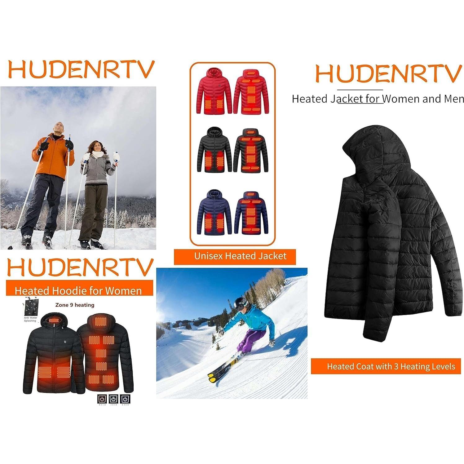 Sudadera Térmica HUDENRTV Unisex 9 Zonas Calentamiento