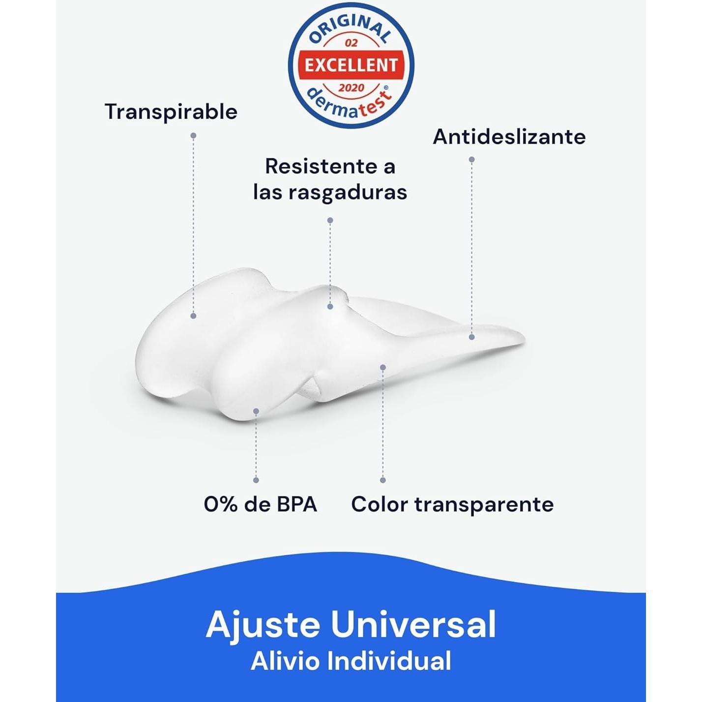 Corrector de Juanetes Yogamedic 6 Pcs Silicona Suave