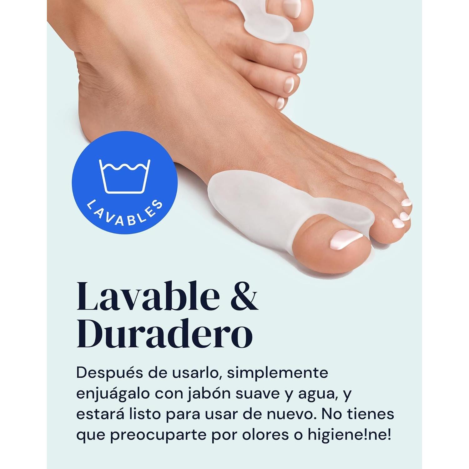 Corrector de Juanetes Yogamedic 6 Pcs Silicona Suave