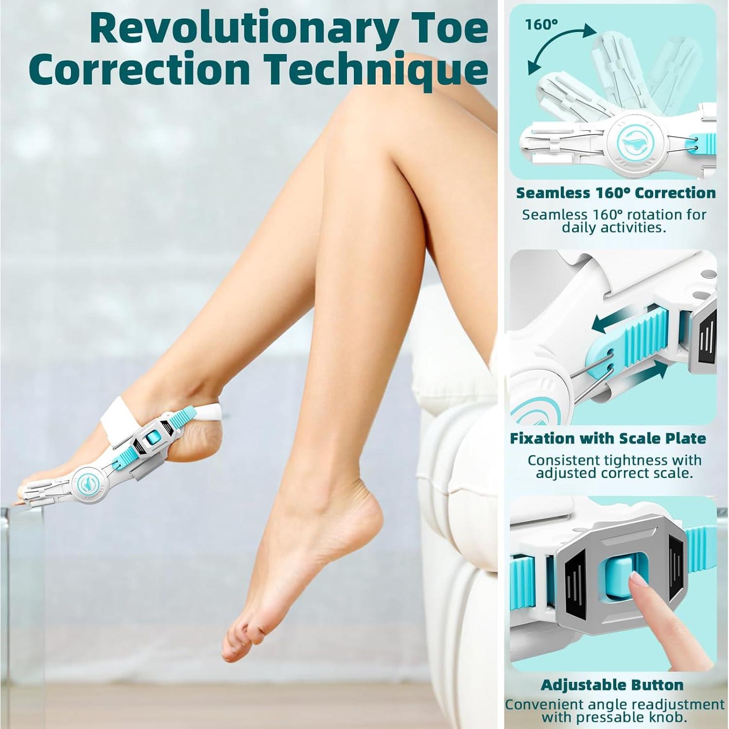 Corrector de Juanetes Kutain Unisex Ajustable Alivio Dolor