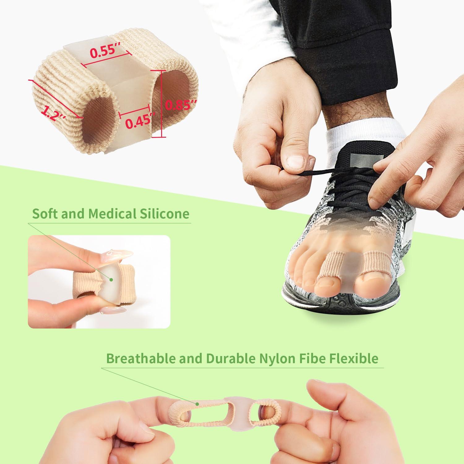 Separadores de Dedos de Bunion Niupiour - Gel Transpirable para Alivio del Dolor