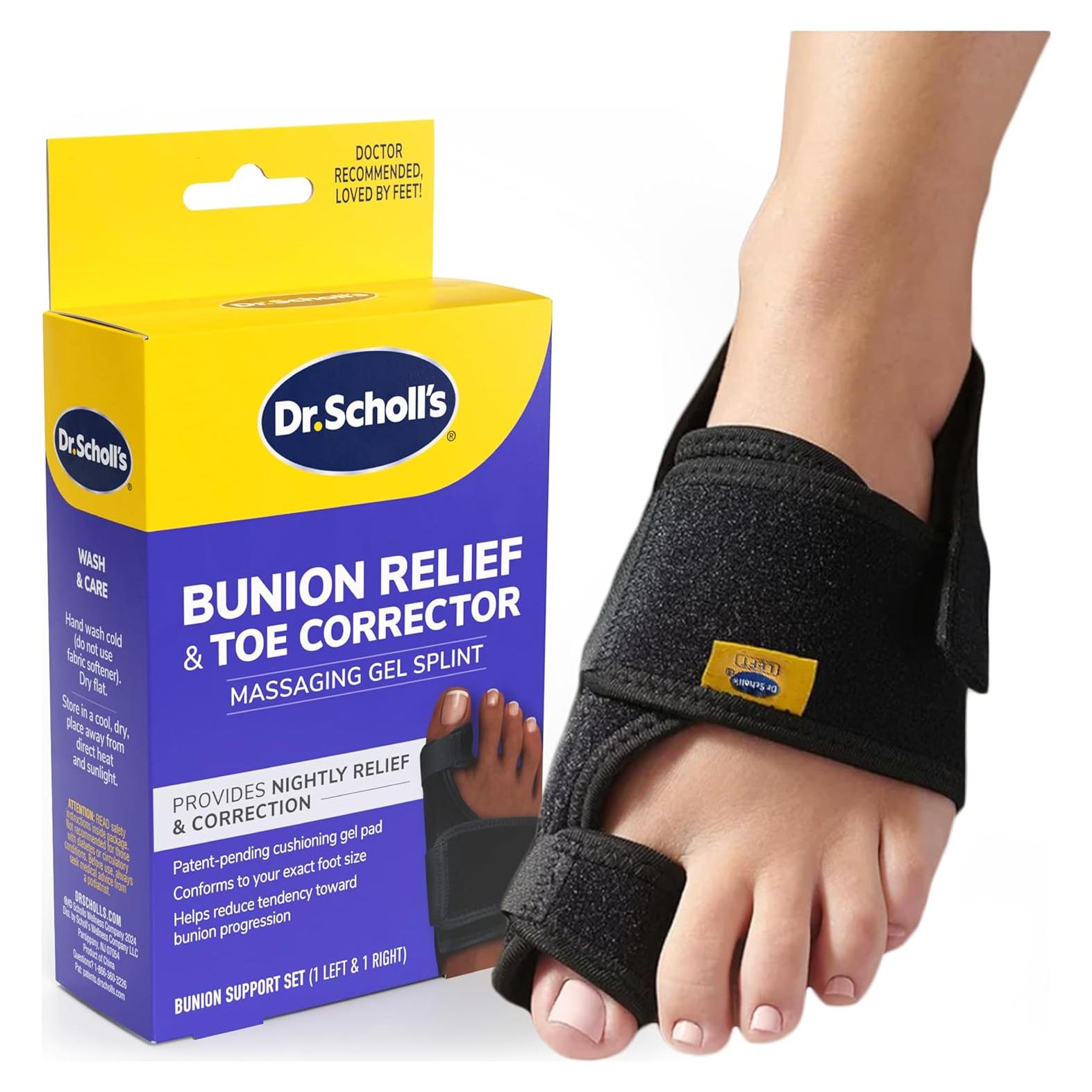 Corrector de Juanetes Dr. Scholl's con Férula de Gel - Alivio Dolor