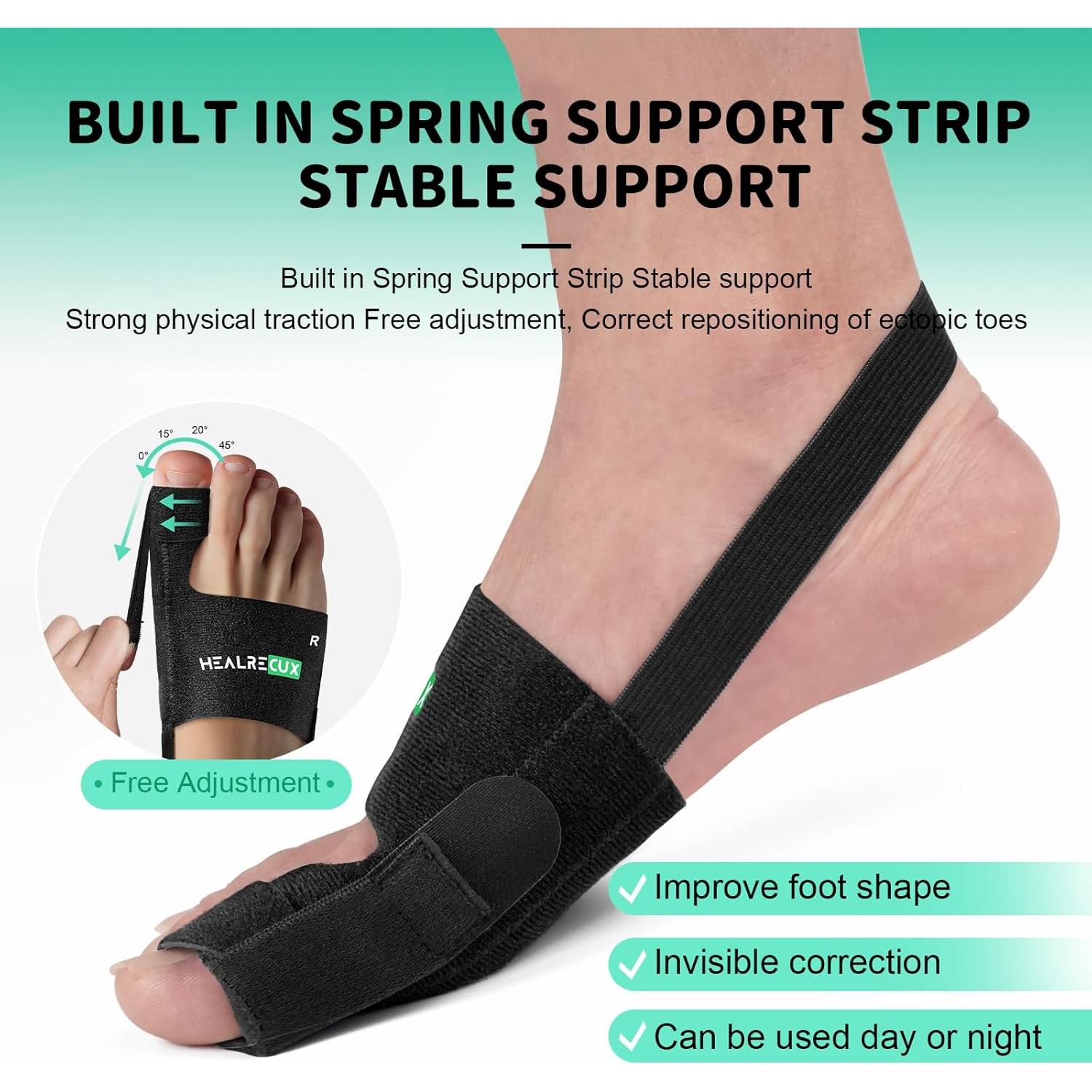 Corrector de Juanetes Healrecux para Dedo Gordo - Alivio y Soporte