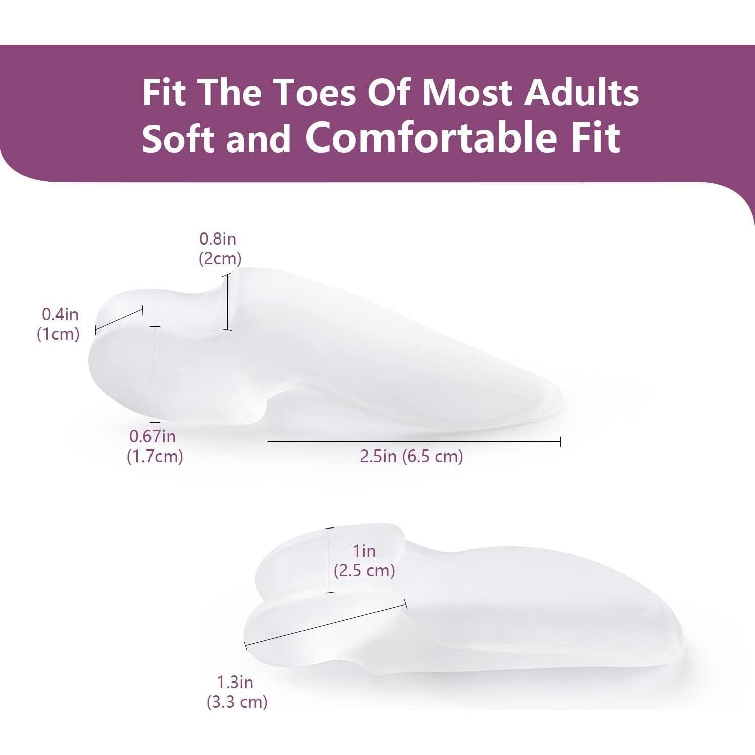 Protector de Juanetes Promifun - 10 Almohadillas de Gel