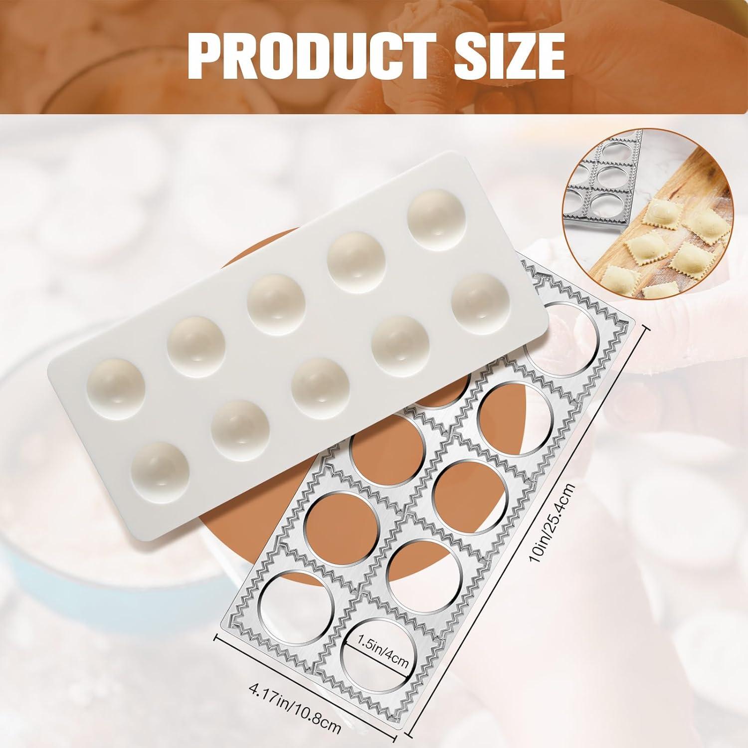 Juego de Moldes para Ravioles Crssbrohip 12 Piezas