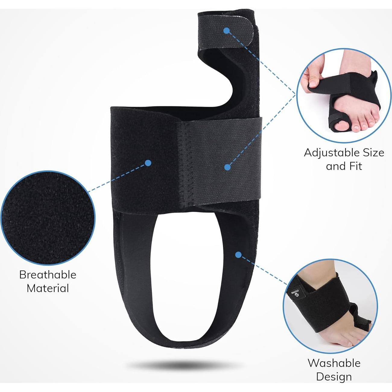 Corrector de Juanetes Fittest Pro - Splint Ortopédico 2 Piezas