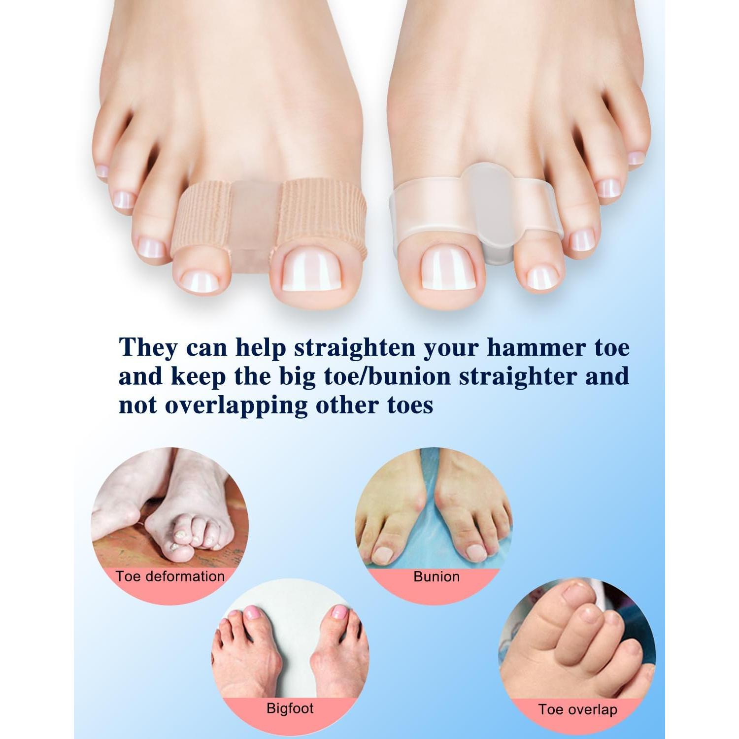 Separadores de Dedos Juanete Samaya Home 4 Pcs Nylon Gel