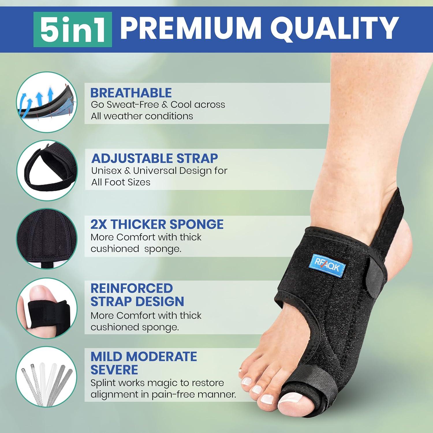 Kit Corrector de Juanetes RFAQK 11 Piezas Unisex