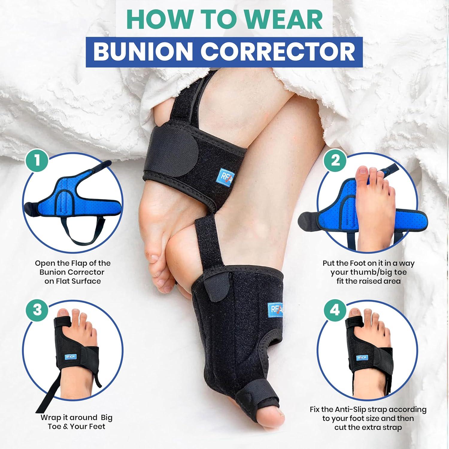 Kit Corrector de Juanetes RFAQK 11 Piezas Unisex