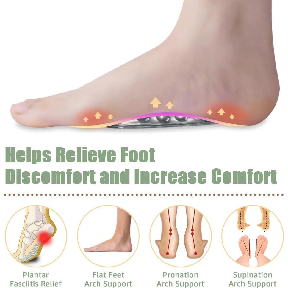 Inserts de Soporte Arqueado Skyfoot para Pies Planos - 3 Pares