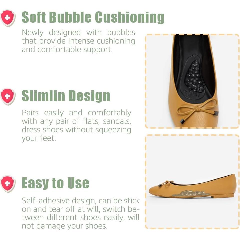 Inserts de Soporte Arqueado Skyfoot para Pies Planos - 3 Pares