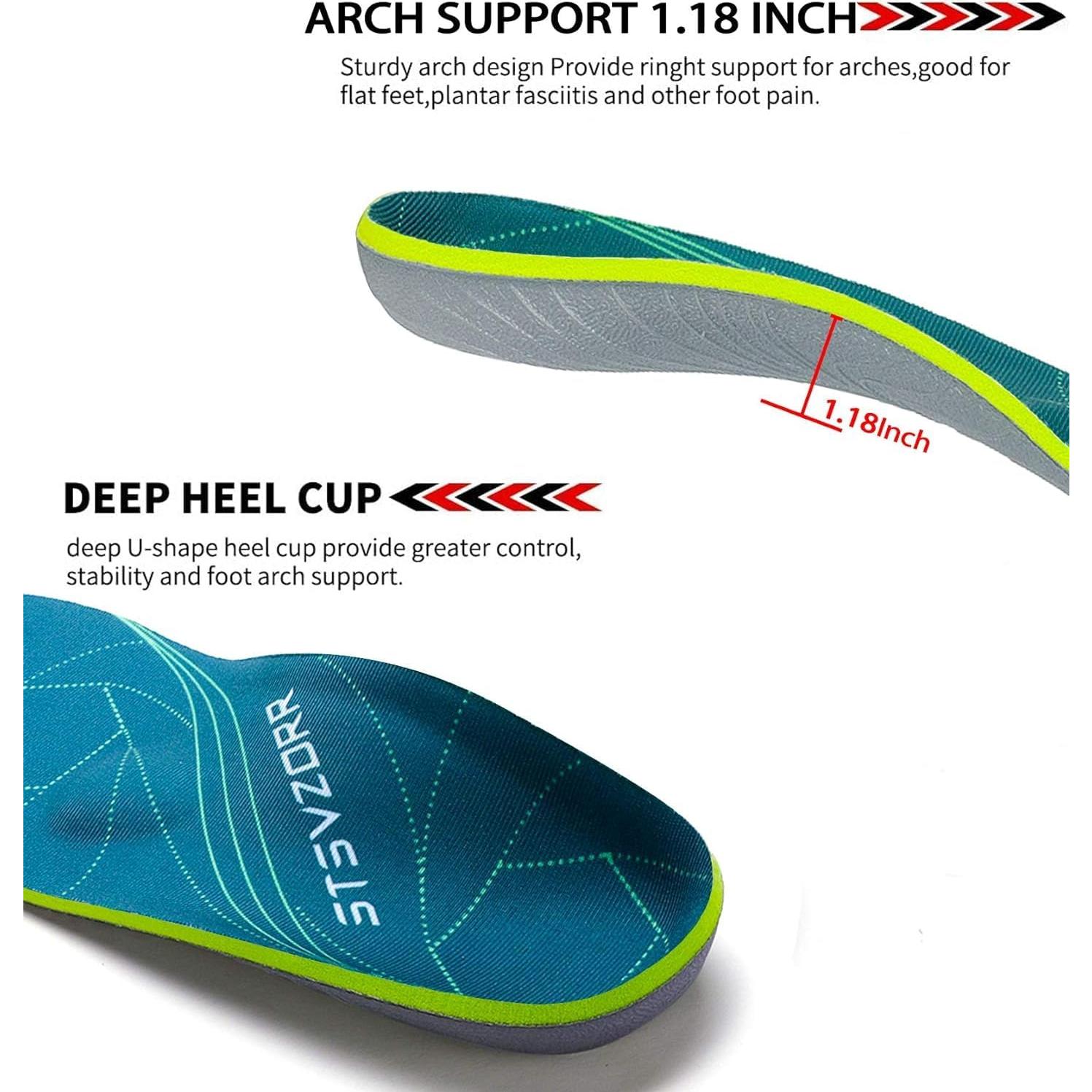 Plantillas Ortopédicas STSVZORR para Fascitis Plantar 250mm