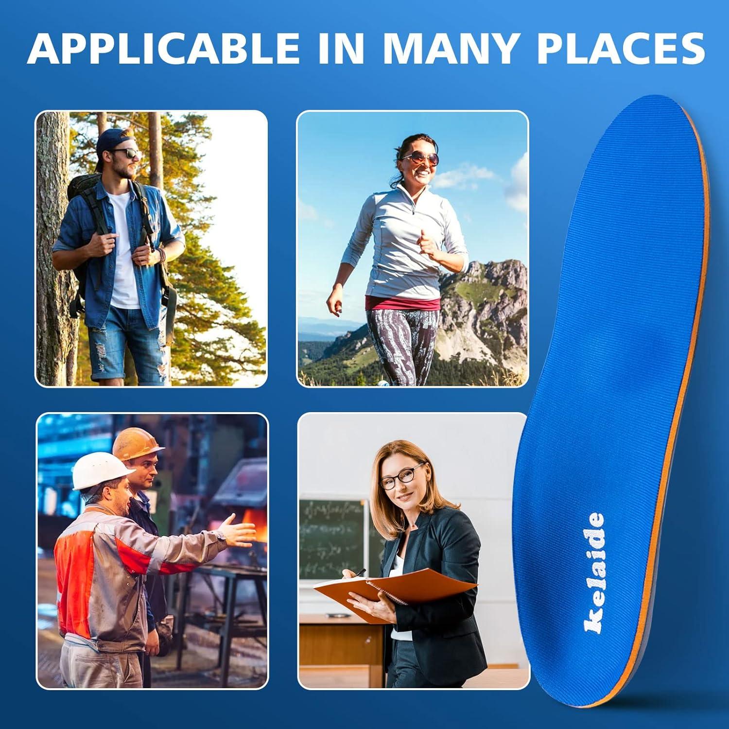 Plantillas ortopédicas Kelaide para fascitis plantar - Azul