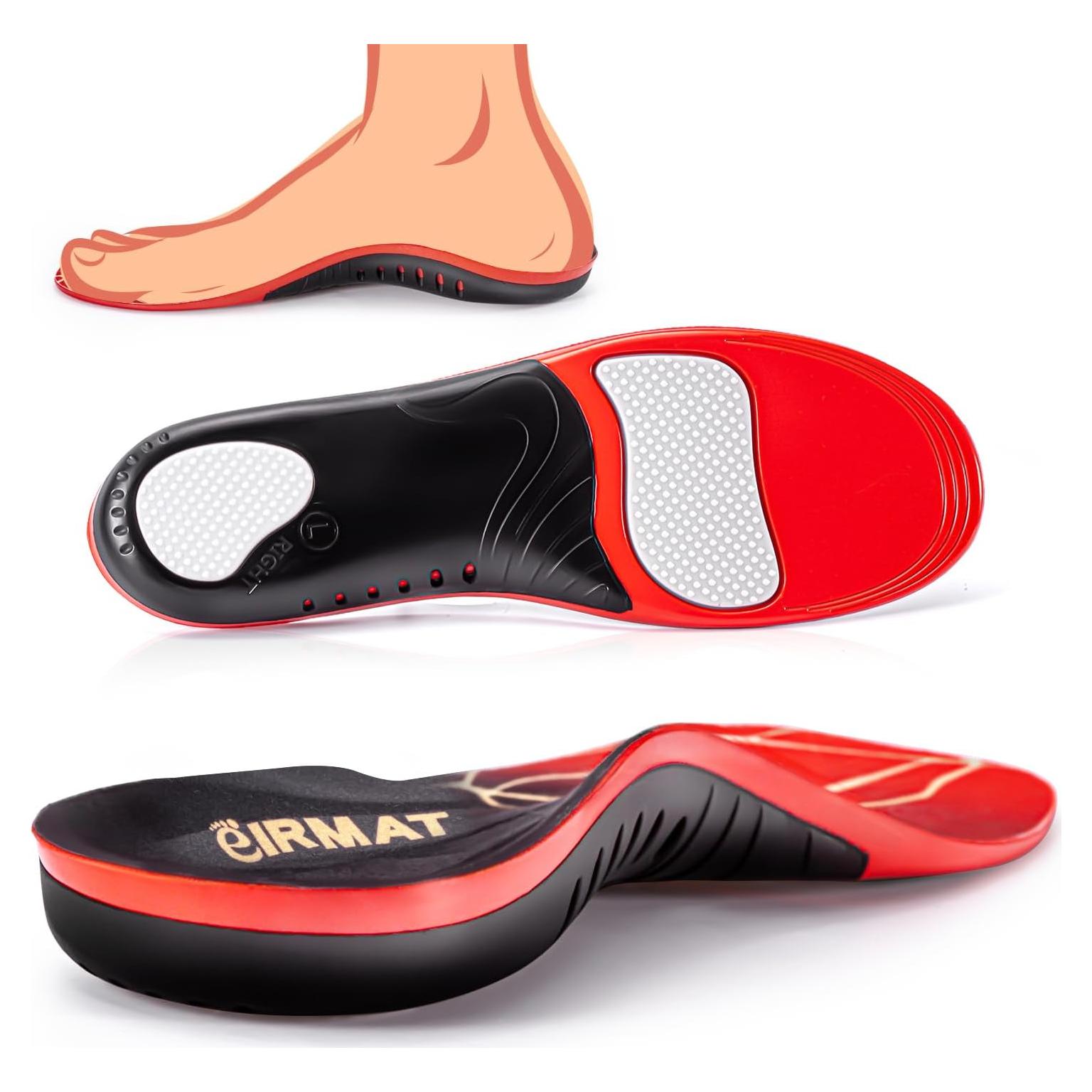 Plantillas Ortopédicas EIRMAT para Fascitis Plantar - Soporte Alto