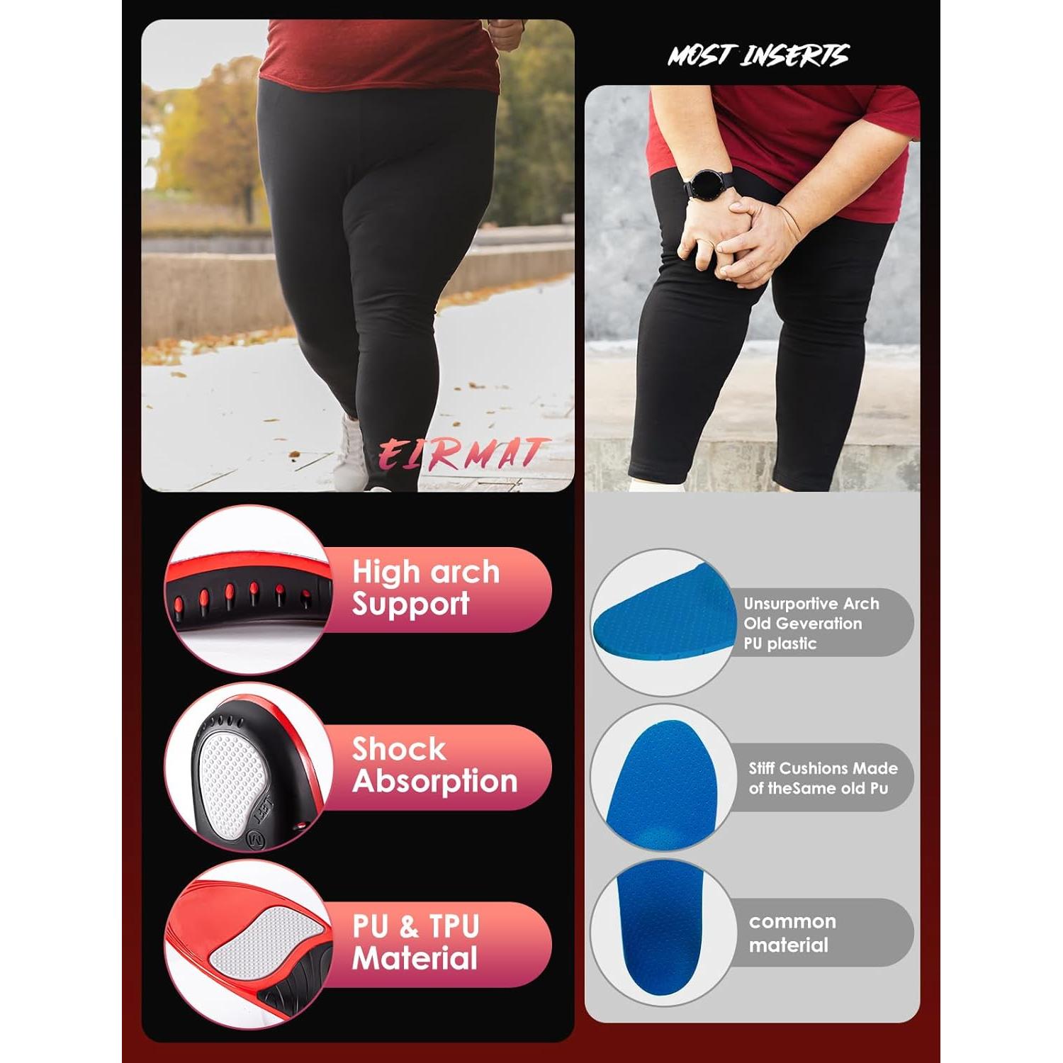 Plantillas Ortopédicas EIRMAT para Fascitis Plantar - Soporte Alto