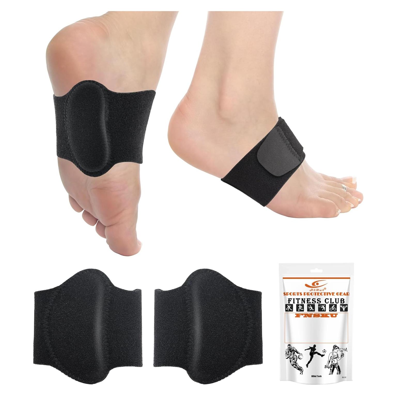 Soportes de Arco HiRui para Alivio de Fascitis Plantar - Neopreno