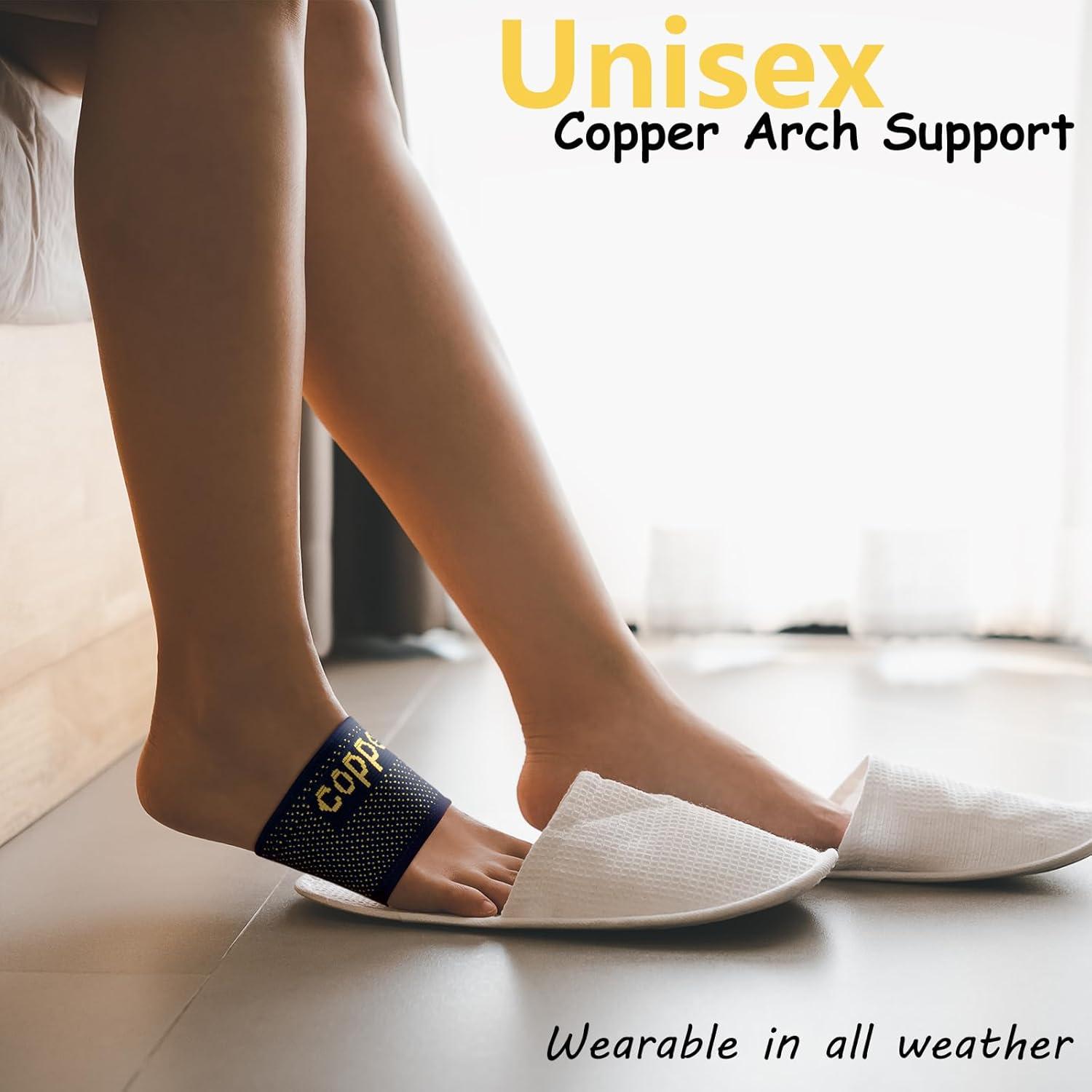 Soporte de Arco de Cobre Askfeel para Fascitis Plantar 2 Pzas