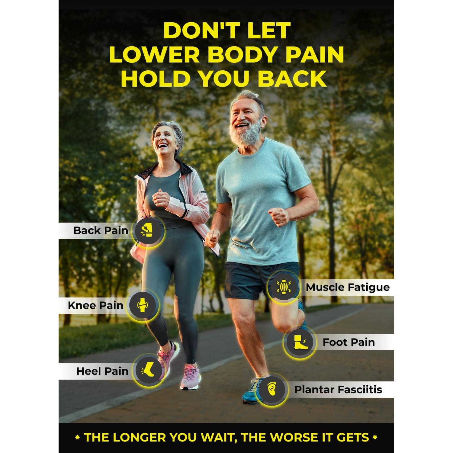 Plantillas ortopédicas EASYFEET Black para fascitis plantar