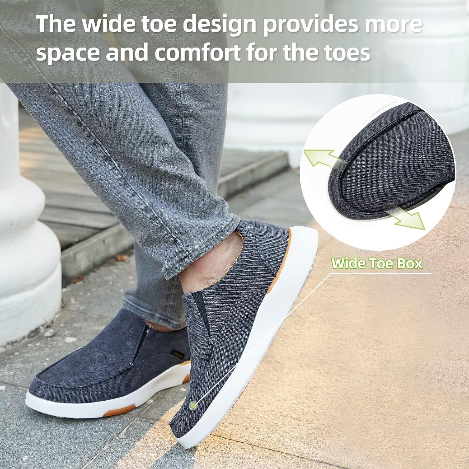 Zapatos Slip-On Ortopédicos Hombre OrthoComfoot 9 Denim