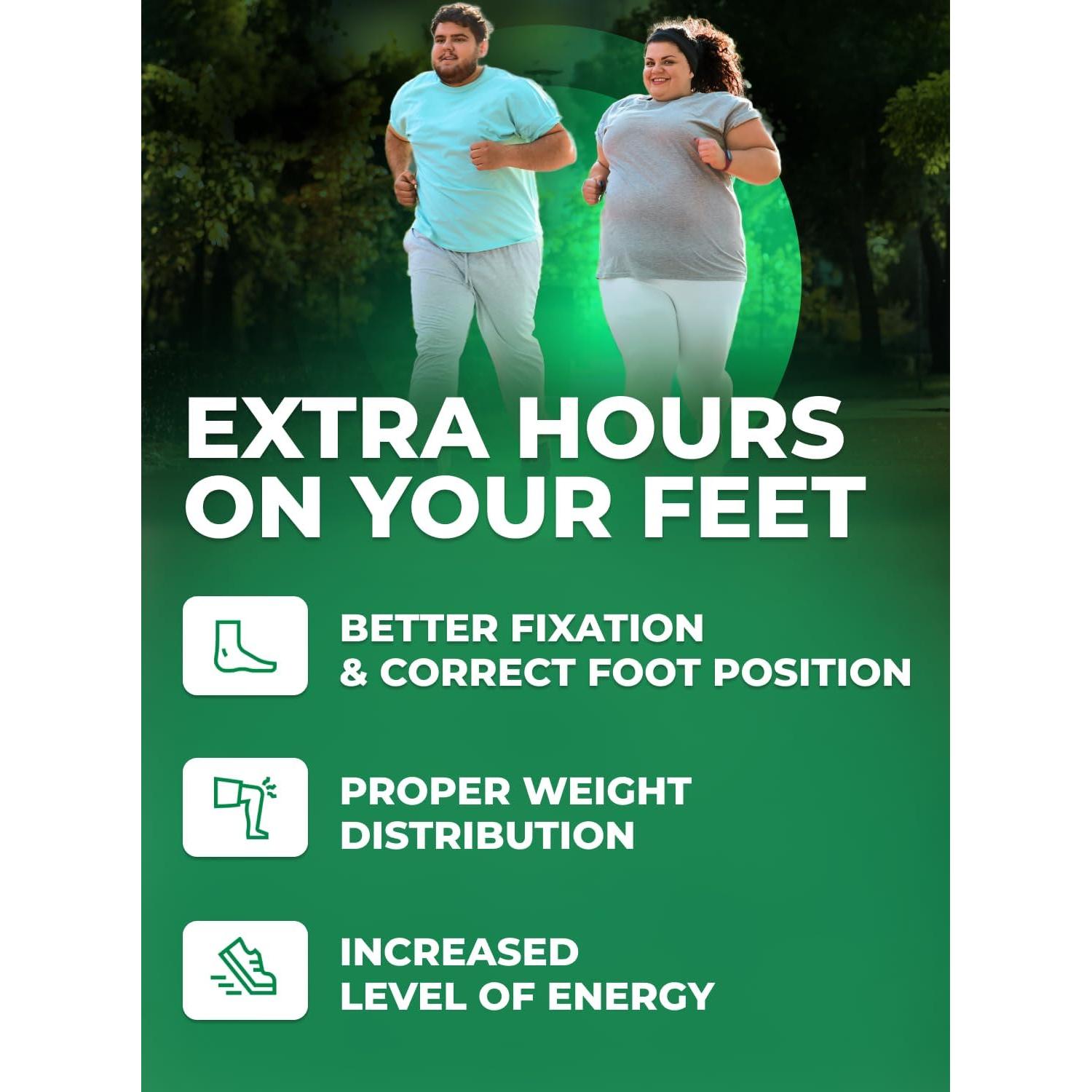 Plantillas ortopédicas EASYFEET para arco alto 220 lbs L