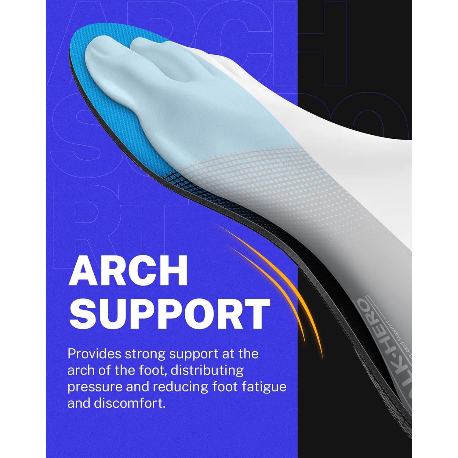 Plantillas ortopédicas Walkhero para fascitis plantar - Azul