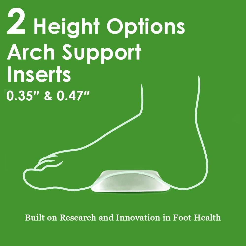 Plantillas de Soporte Arqueado Beautulip Gel Alto Transparente