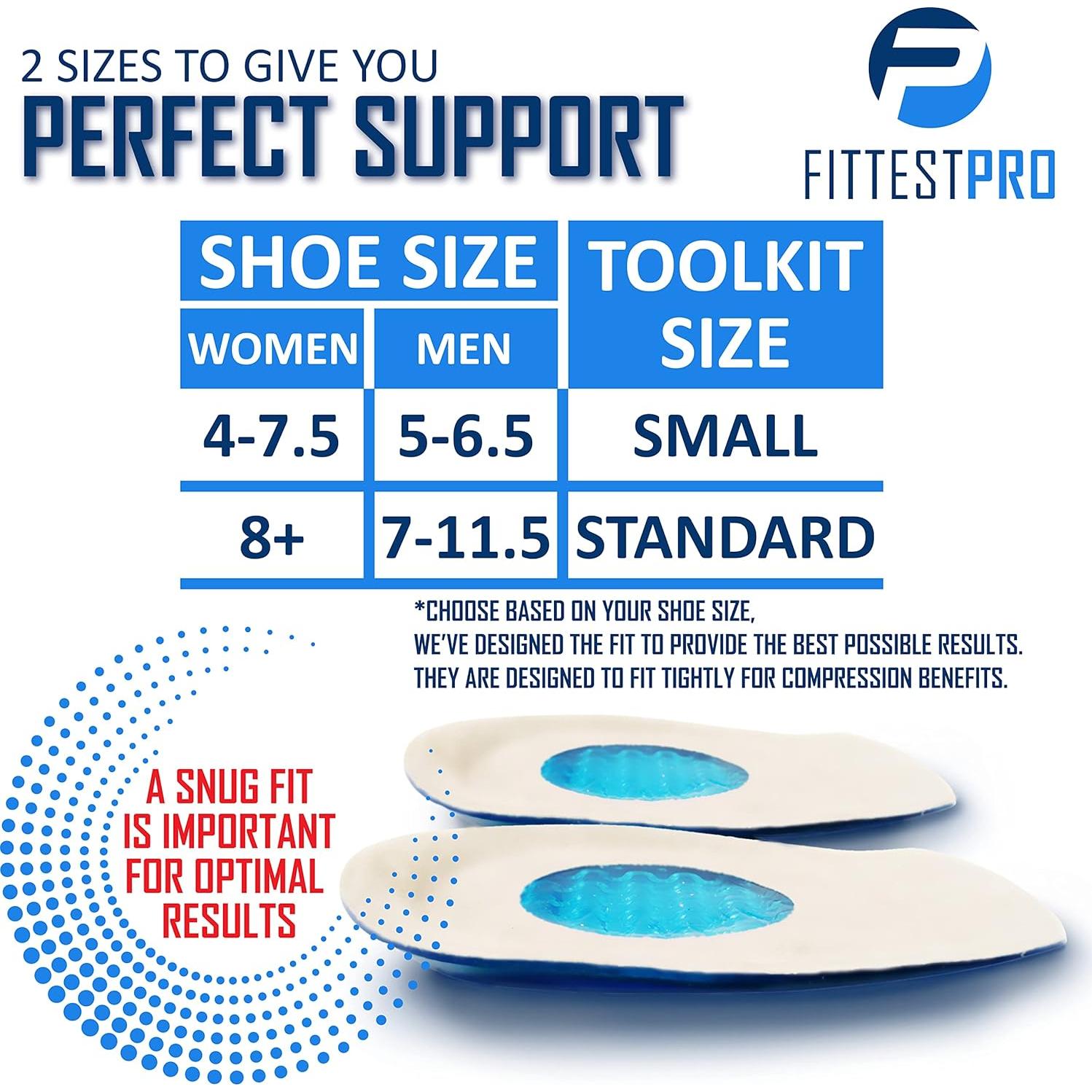 Kit de 14 Piezas Fittest Pro para Alivio de Fascitis Plantar