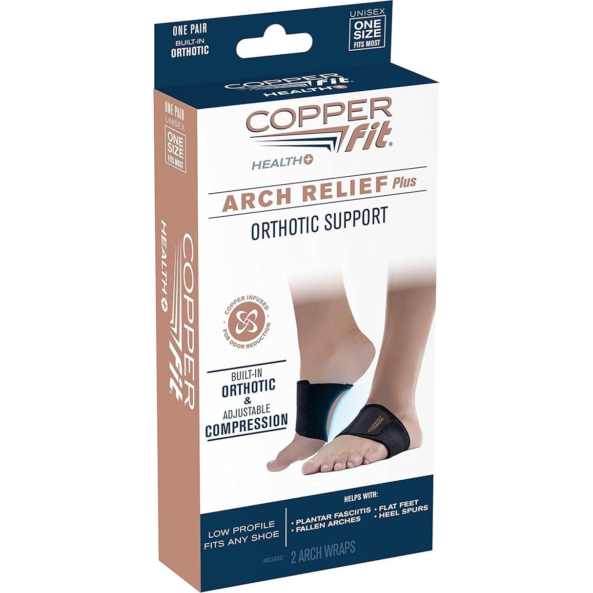 Envolturas Alivio de Arco Plus Copper Fit Unisex Negro