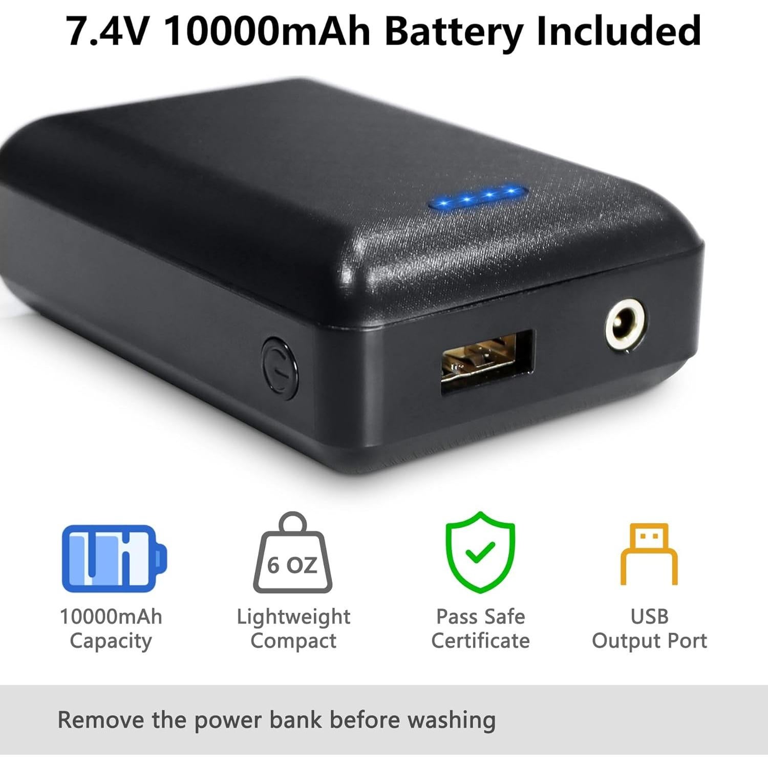 Sudadera calefaccionada Unisex Guangdong Roops RPS-028