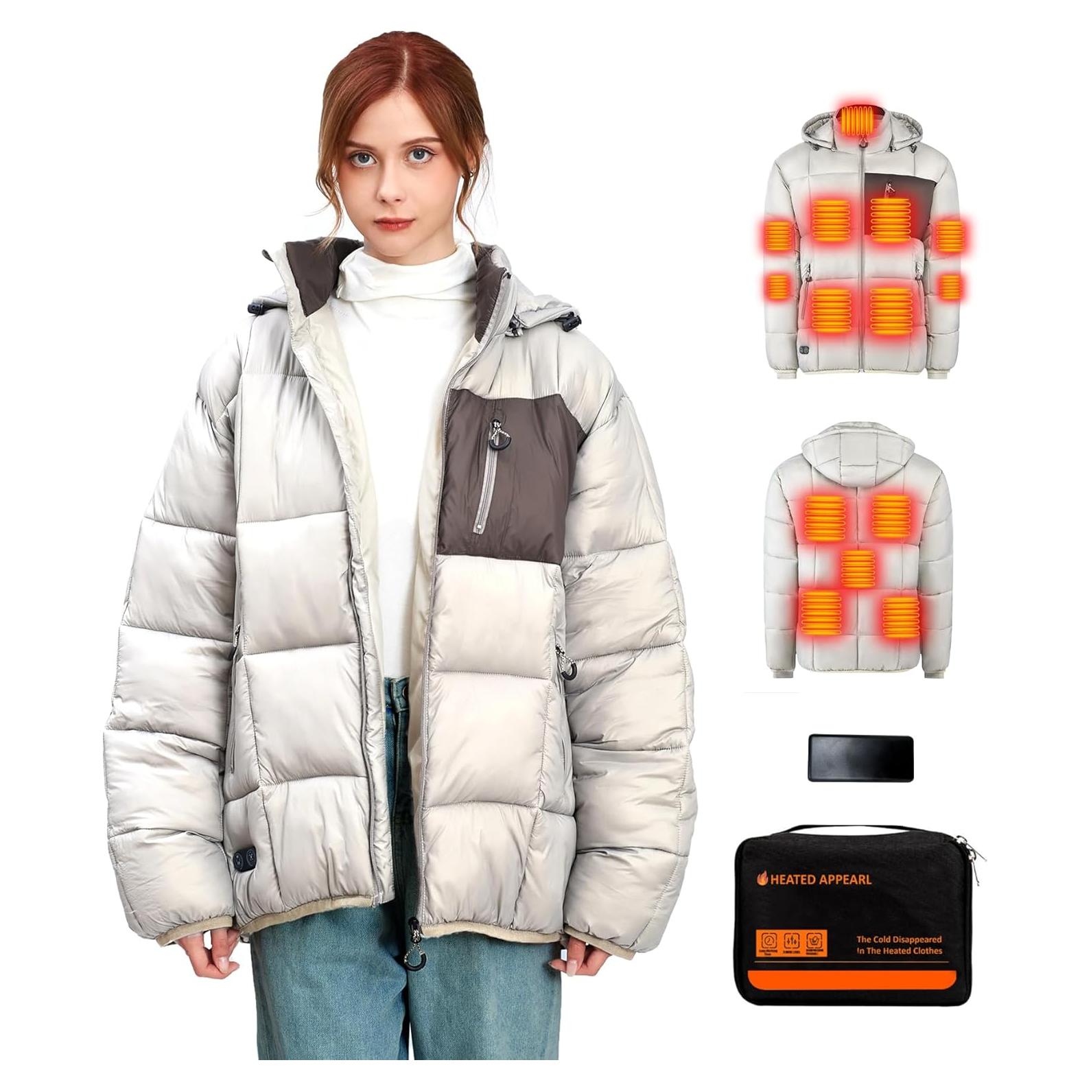 Chaqueta Calentada GOZTI Qt-06 para Mujeres 14 Zonas Calor