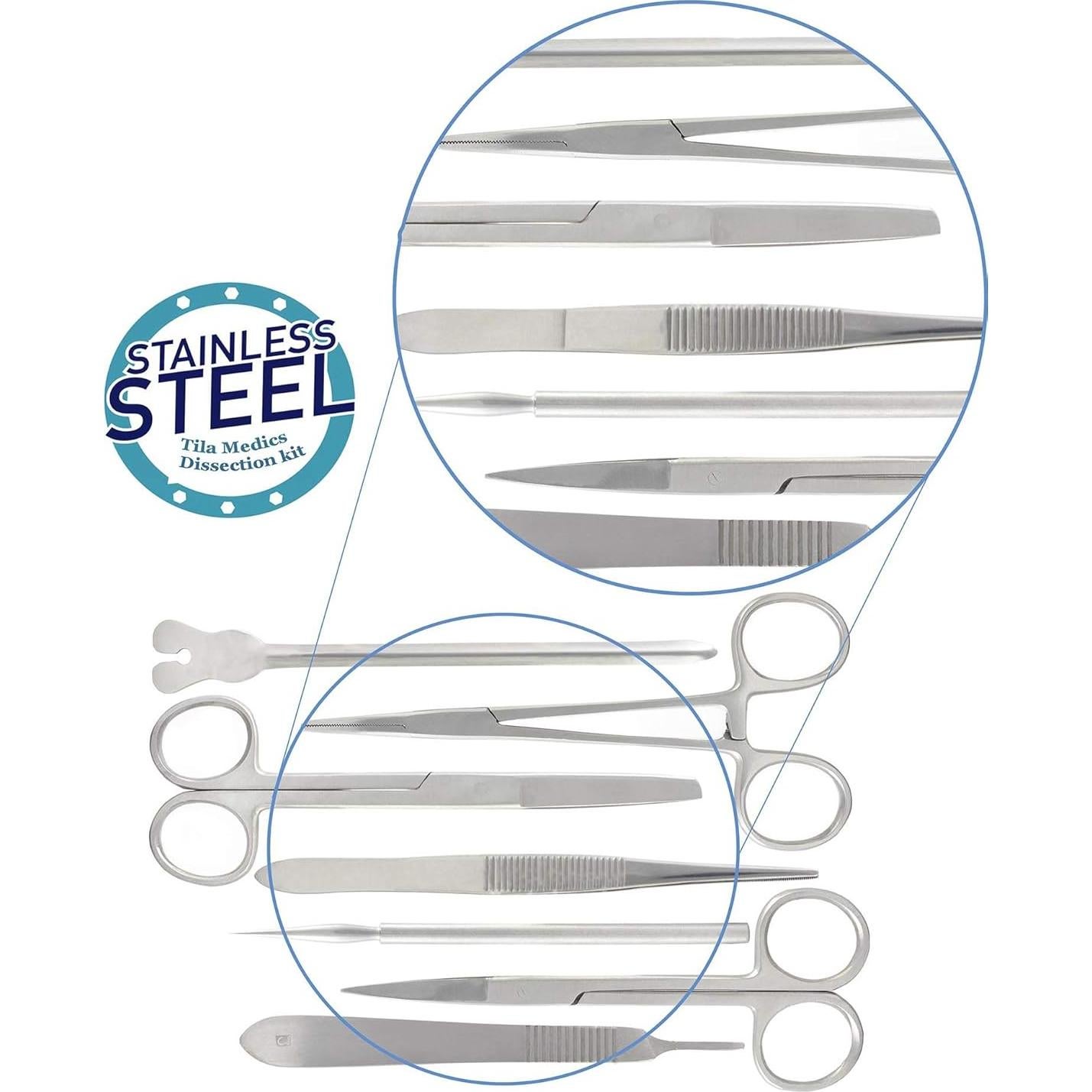 Kit de Disección 22 Piezas Tila para Medicina y Biología