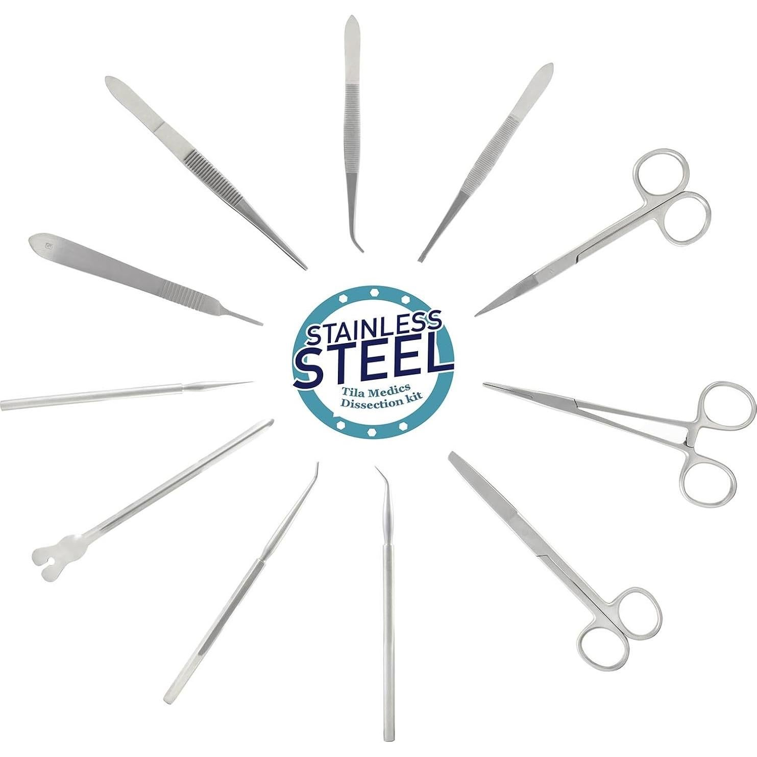 Kit de Disección 22 Piezas Tila para Medicina y Biología