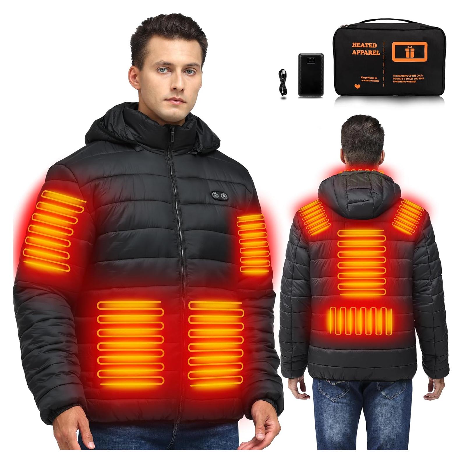 Chaqueta Calefaccionada Panatude Gd-p32+ Negra para Hombre