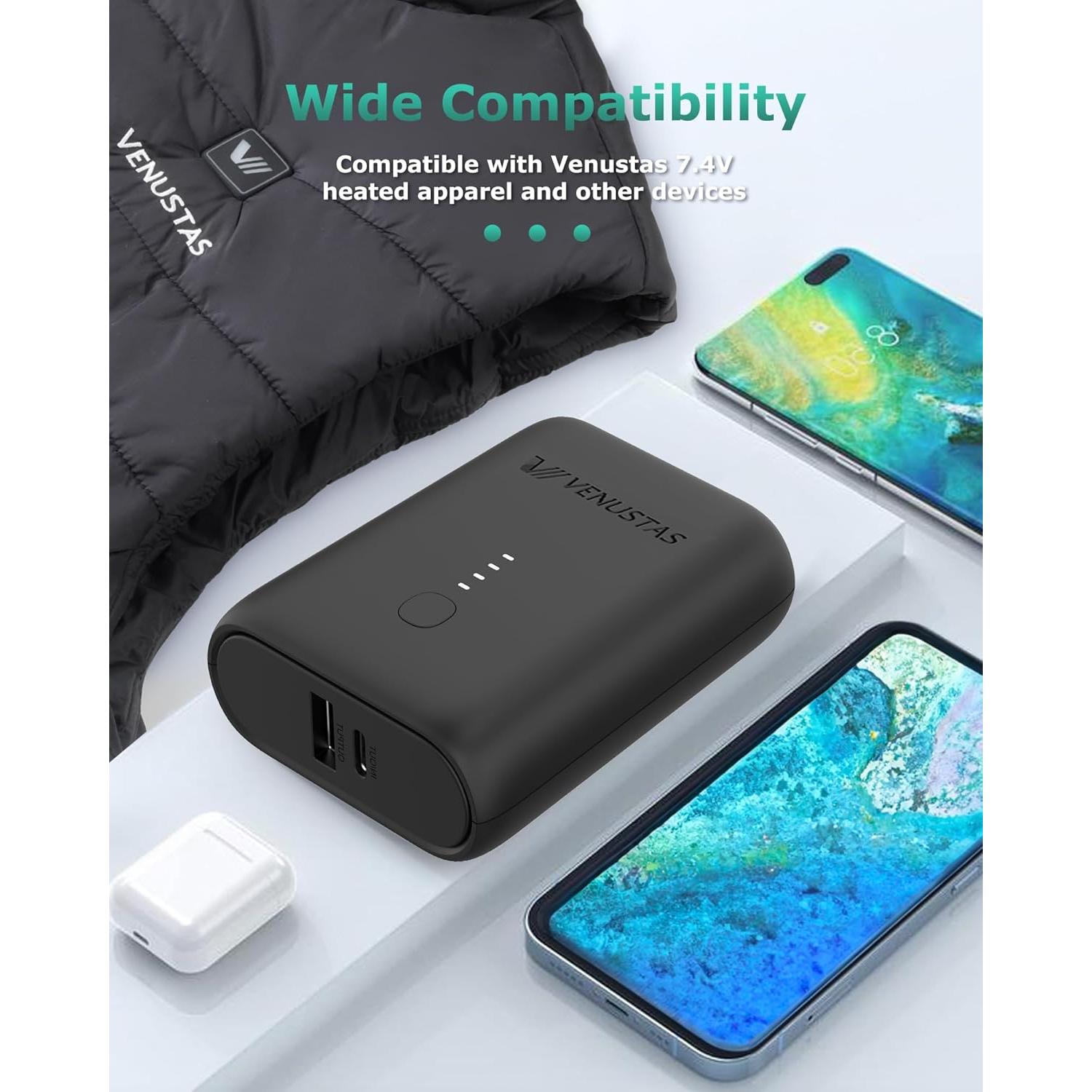 Batería Recargable Venustas 7.4V Ultra-Compacta 10000mAh