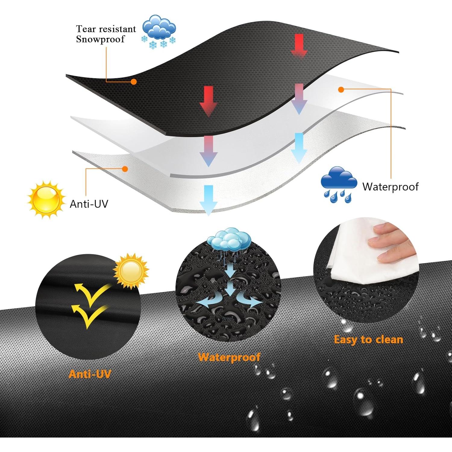 Cubierta para Parrilla Aoretic 58" Impermeable y Anti-UV