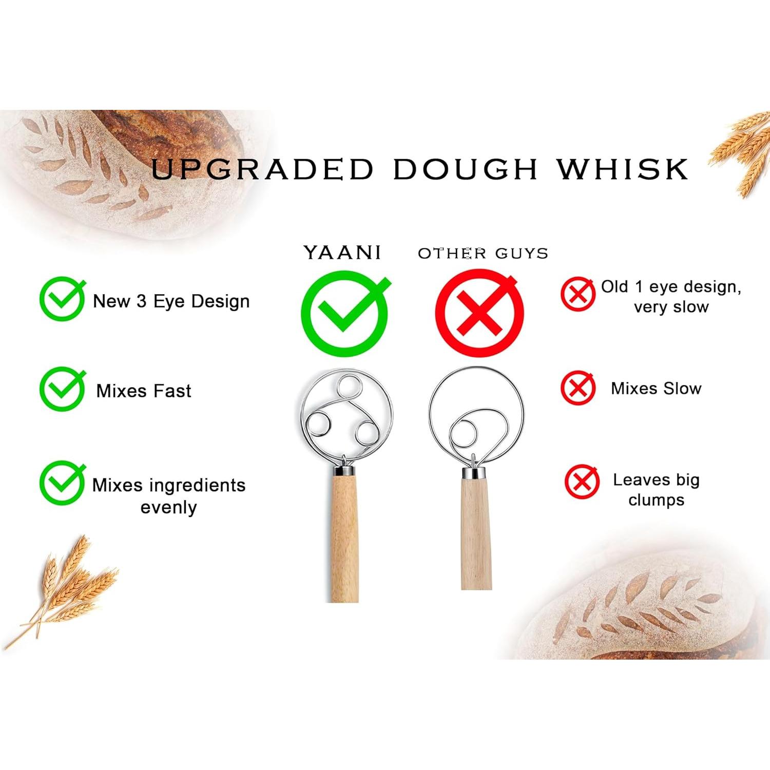 Kit de Masa Madre YAANI con Cestas Redonda y Ovalada