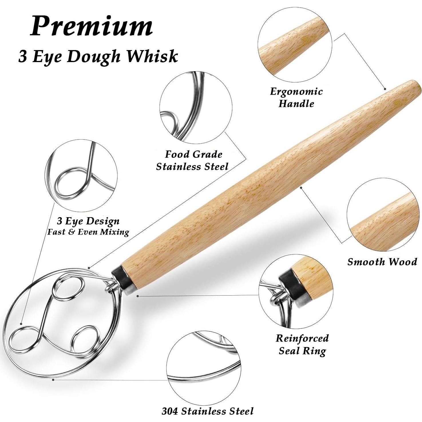 Kit de Masa Madre YAANI con Cestas Redonda y Ovalada