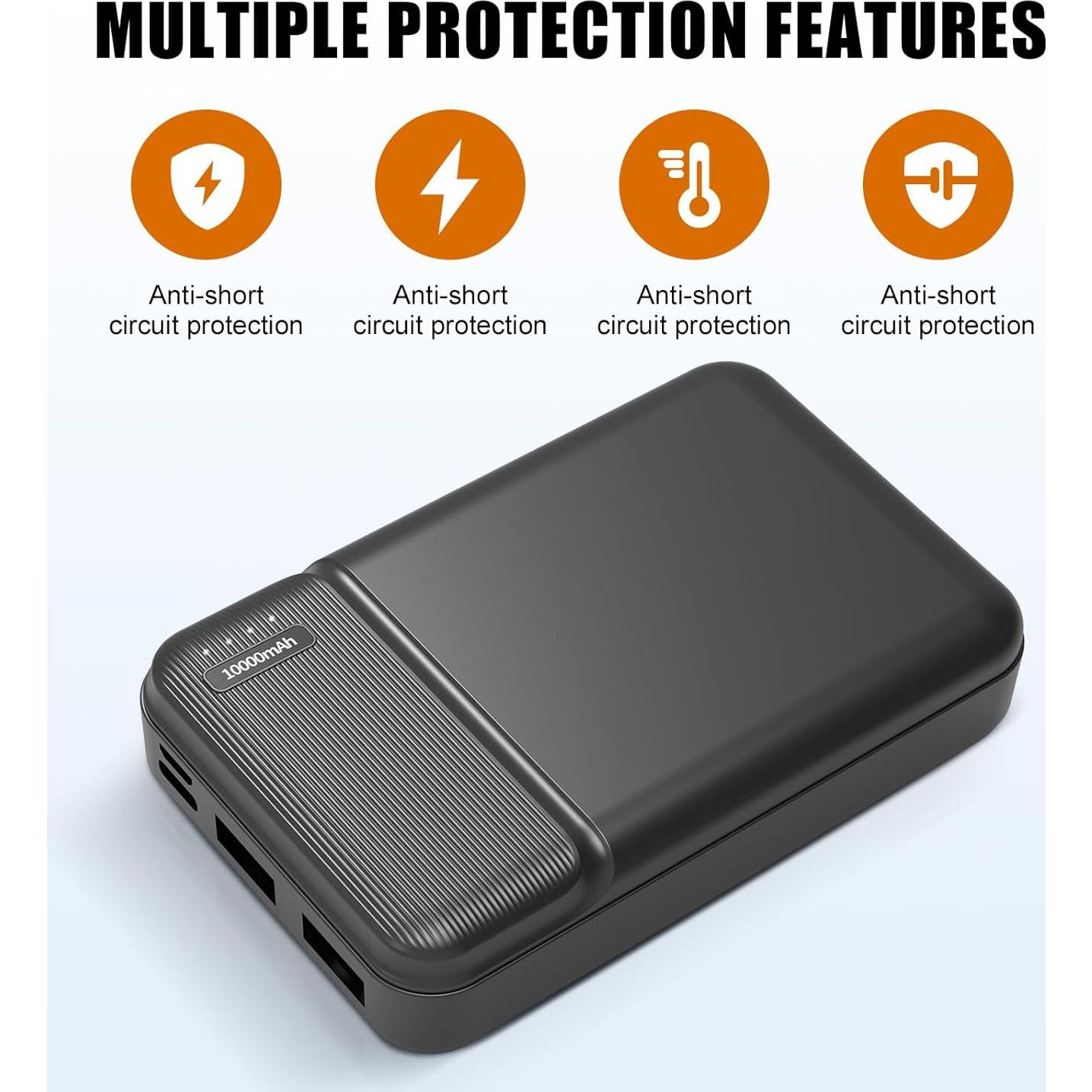 Batería 10000mAh 5V/2A para Chaleco Térmico Unisex