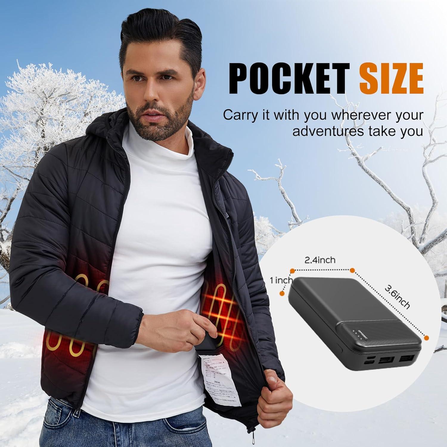 Batería 10000mAh 5V/2A para Chaleco Térmico Unisex