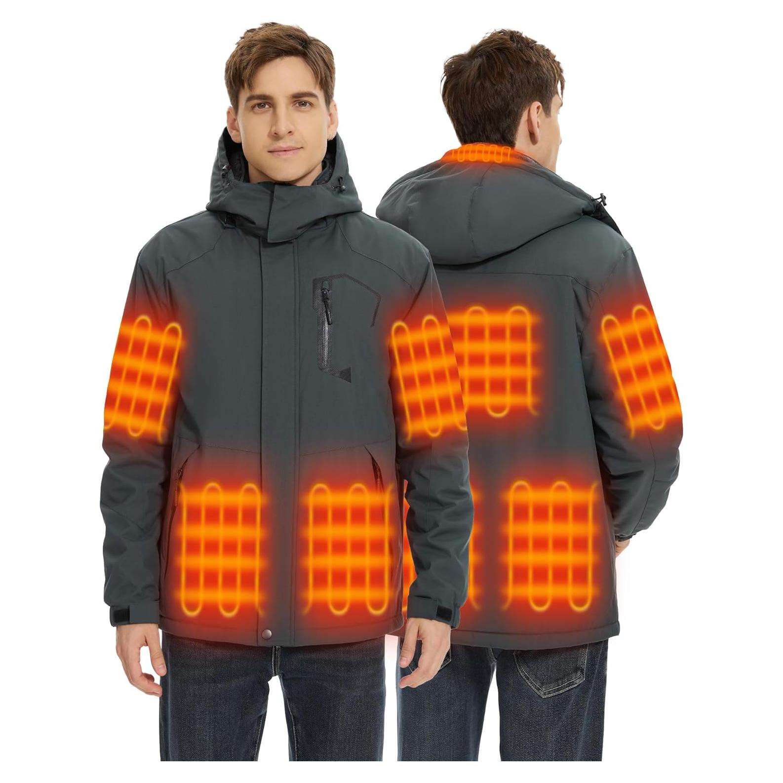 Chaqueta Calefaccionada Hecusma Rtax-018a 12V 18400mAh Hombre