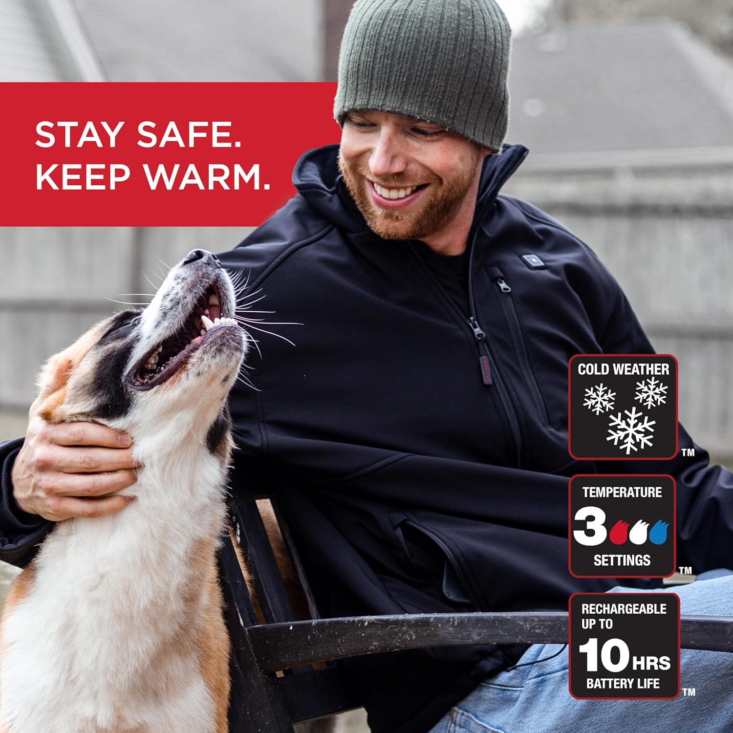 Chaqueta Térmica Radians RHG-J100 para Hombre - Negro